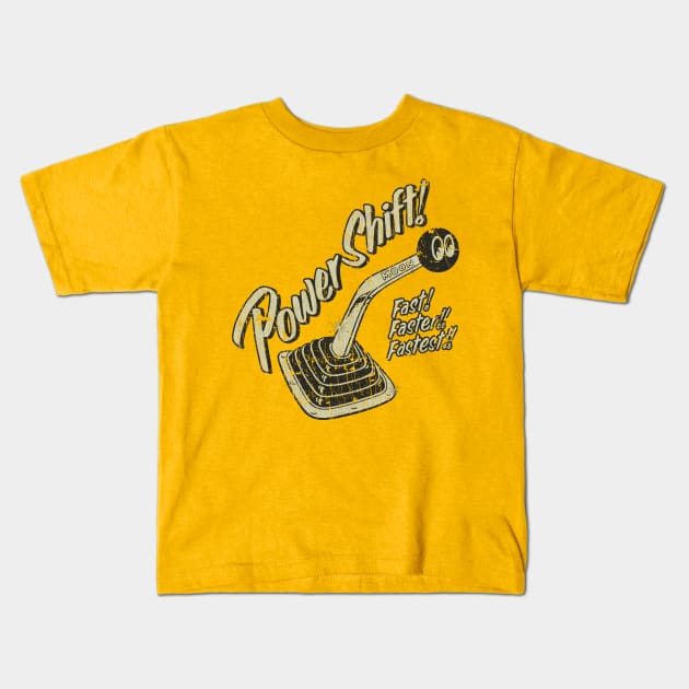 Moon Power Shift 1950 Kids T-Shirt by JCD666